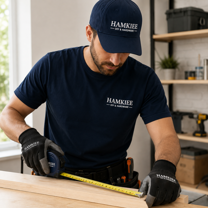 HAMKIEE DIY & Hardware Graphic T-Shirt – Classic Crew Neck Cotton Work Tee