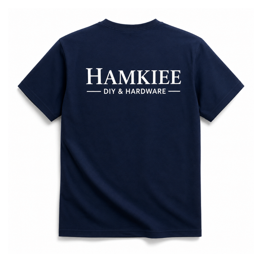 HAMKIEE DIY & Hardware Graphic T-Shirt – Classic Crew Neck Cotton Work Tee