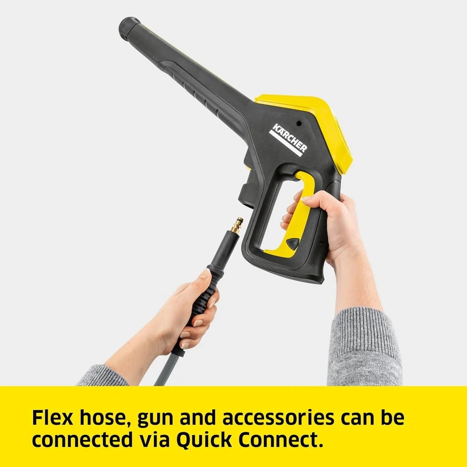 K4 Power Control Flex Pressure Washer – 130 Bar, 420 L/h Flow Rate, Home Cleaning Unit