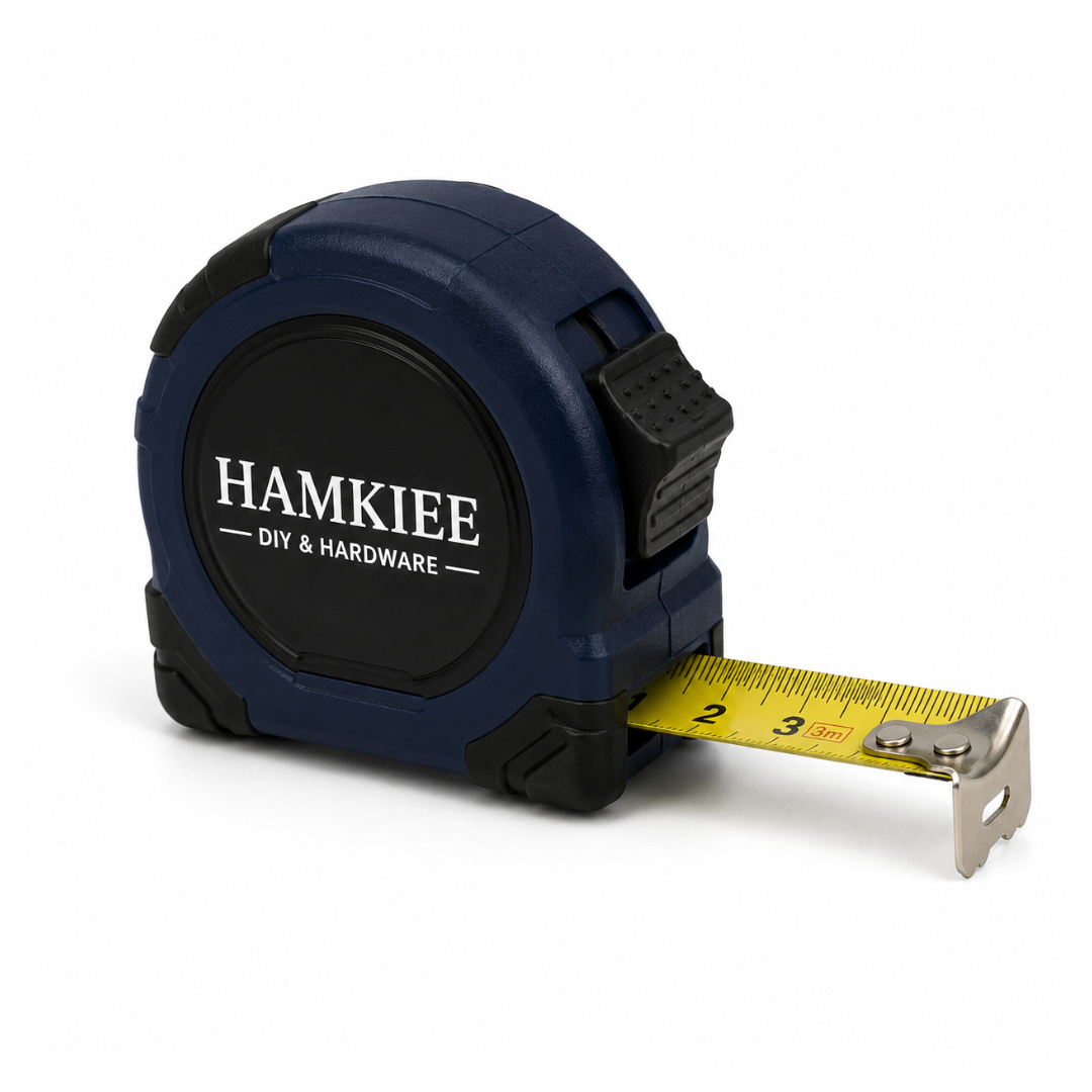 HAMKIEE DIY & Hardware Tape Measure – Compact Locking Measuring Tape