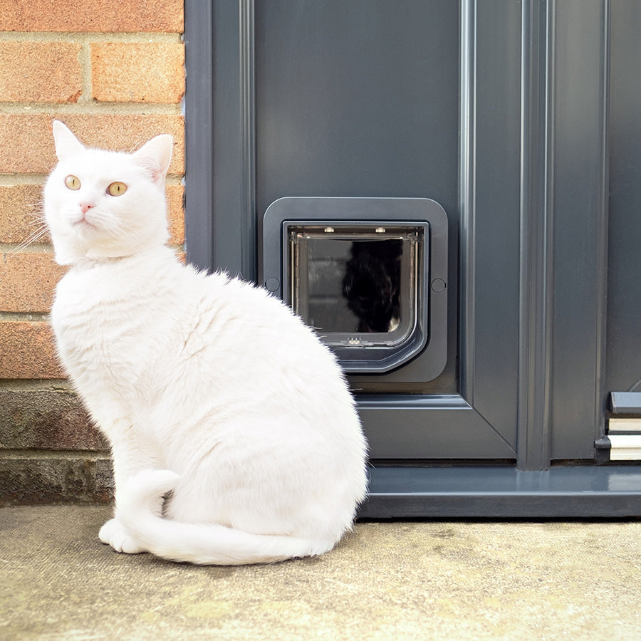 SureFlap Microchip Cat Flap for Cats – Grey