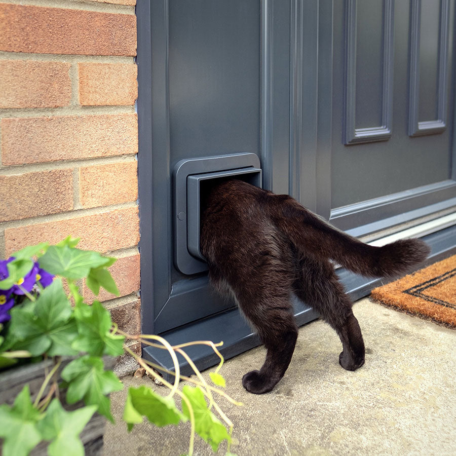 SureFlap Microchip Cat Flap for Cats – Grey
