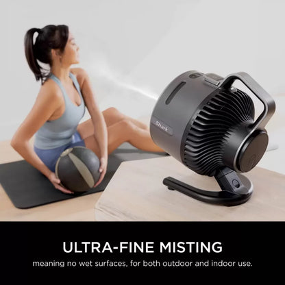Shark FlexBreeze HydroGo Portable Misting Fan FA050UK – Charcoal