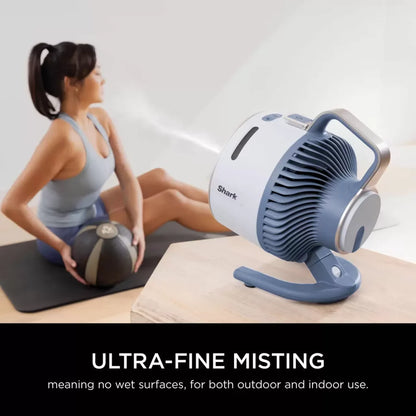 Shark FlexBreeze HydroGo Portable Misting Fan FA050UK – Glacier Blue