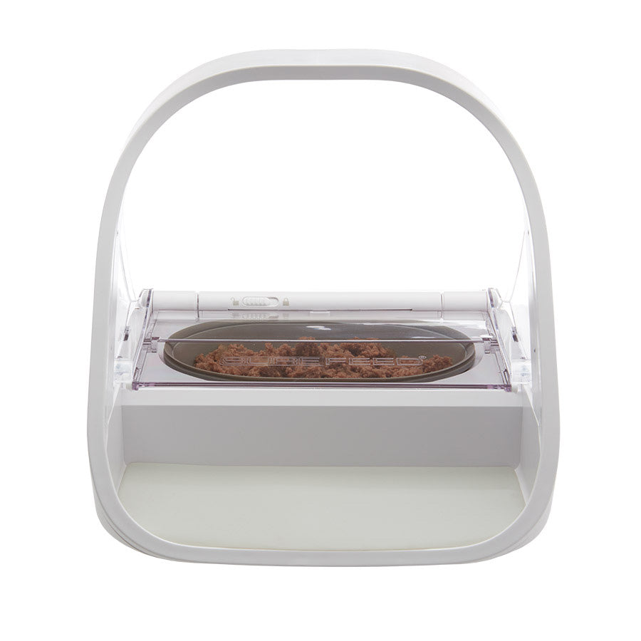 SureFeed Microchip Pet Feeder for Cats & Small Dogs – White