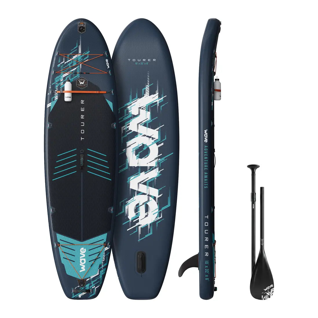 Wave Tourer 3.0 Inflatable Stand-Up Paddle Board – Navy Blue