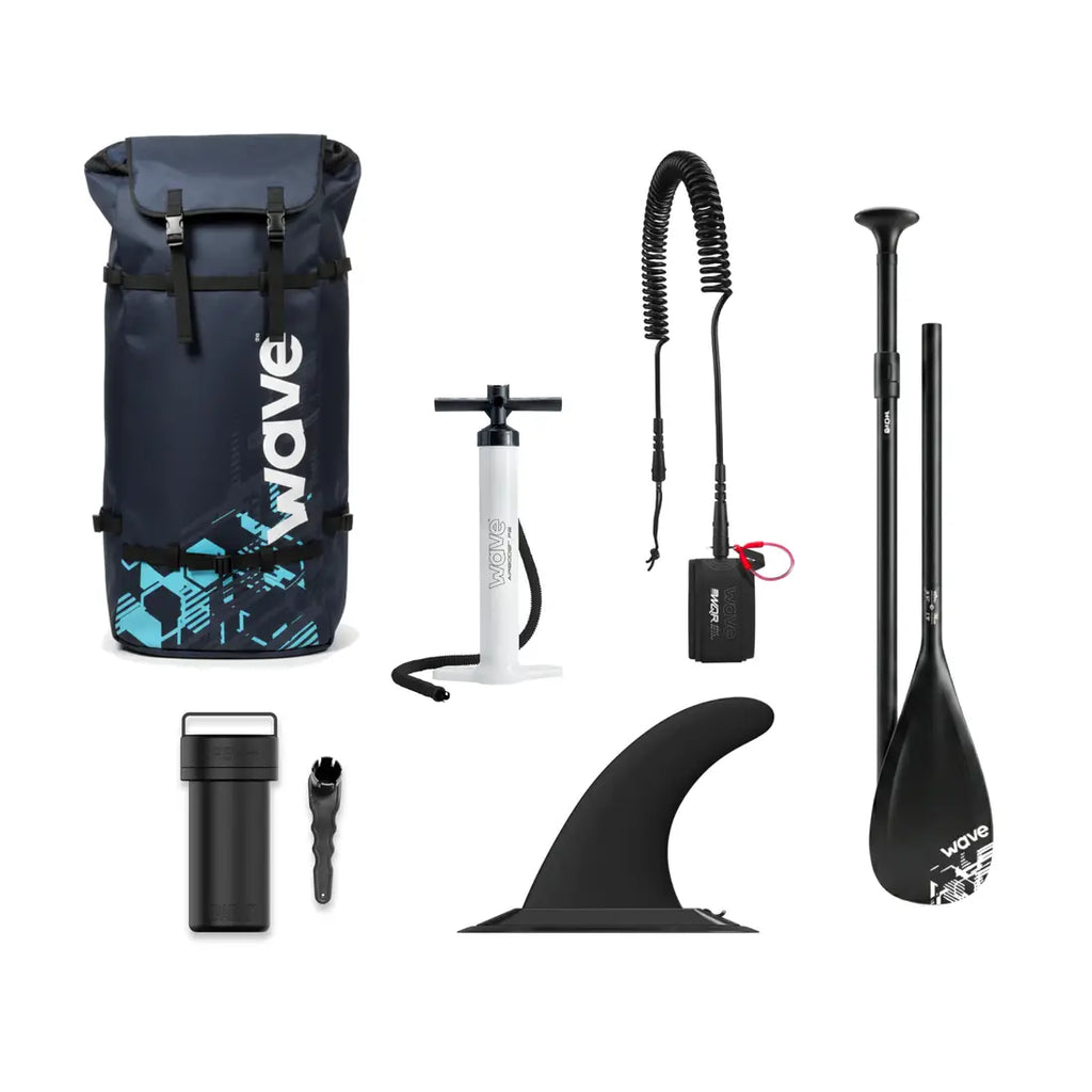 Wave Tourer 3.0 Inflatable Stand-Up Paddle Board – Navy Blue